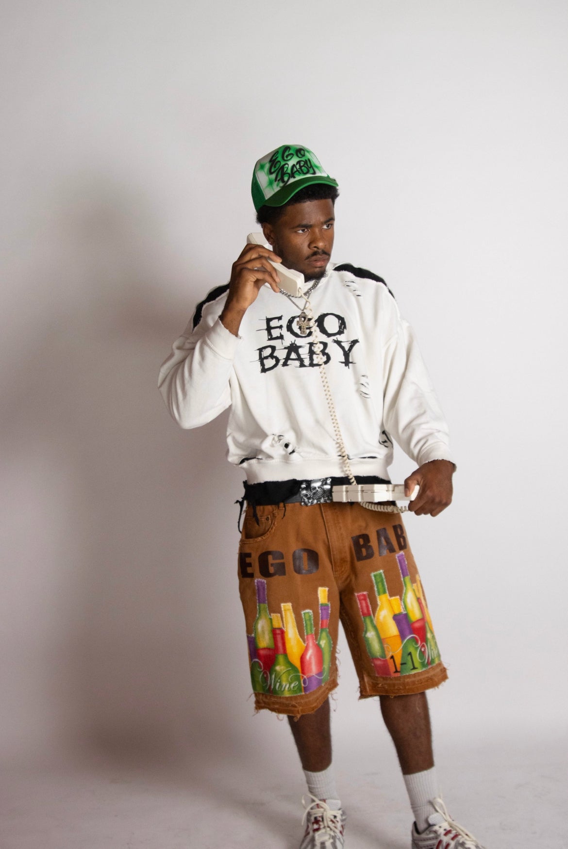 EGO BABY 1-1 wine shorts