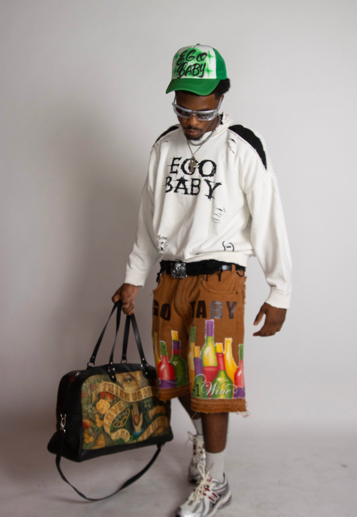 EGO BABY 1-1 wine shorts