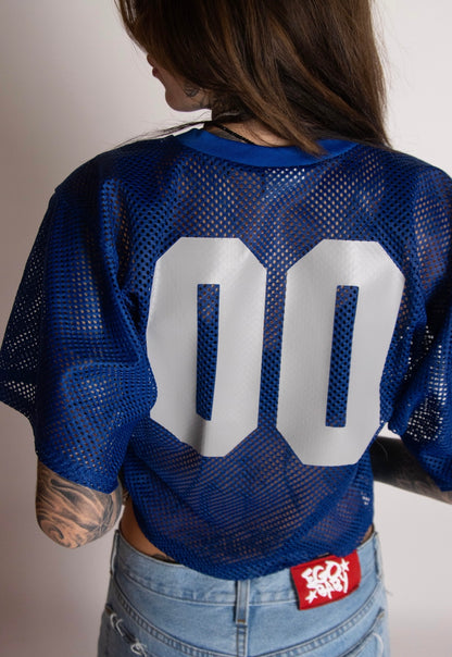 EGO BABY 1-1 crop blue jersey