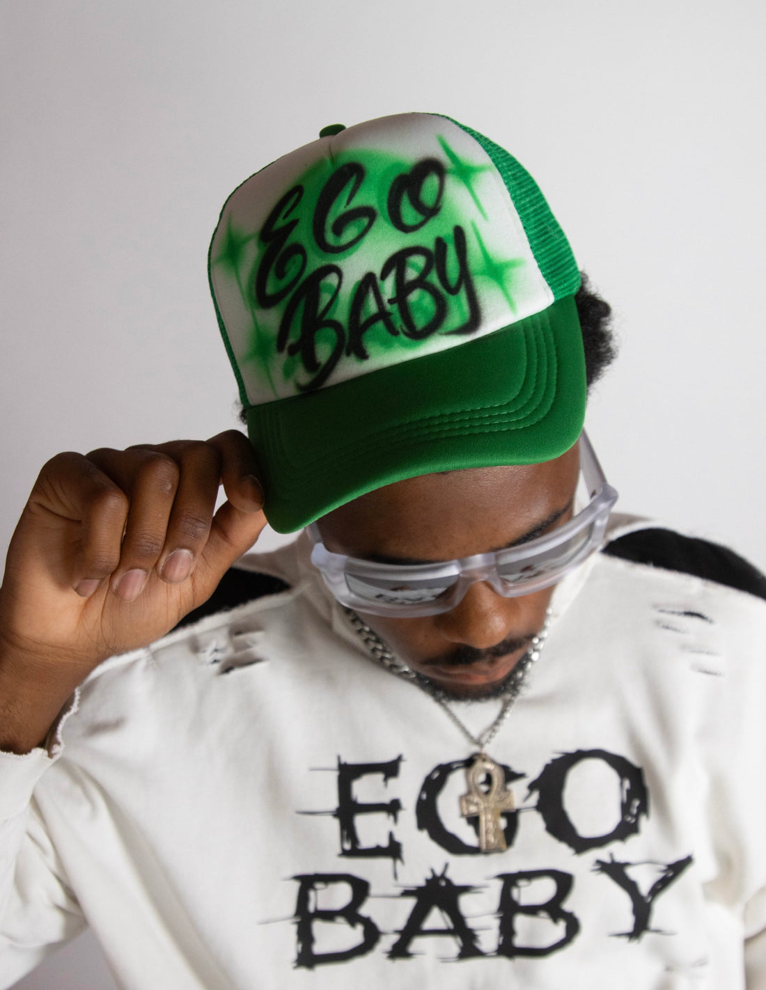 EGO BABY air brush hat (green)