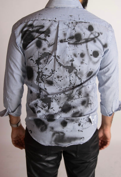 EGO BABY 1-1 button-up airbrush shirt