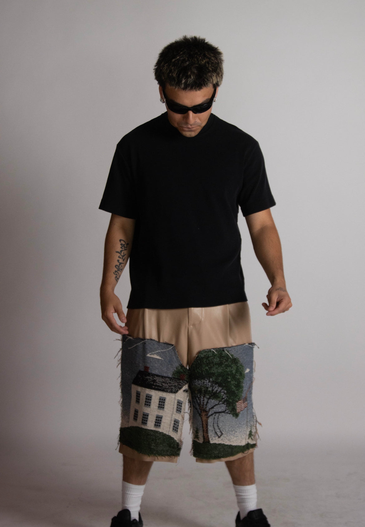 EGO BABY 1-1 double knee presidential shorts